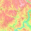 Buffalo Creek topographic map, elevation, terrain