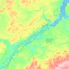 Хатанга topographic map, elevation, terrain