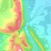 Halls Gap topographic map, elevation, terrain