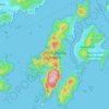 Pulau Dayang Bunting topographic map, elevation, terrain