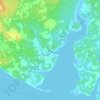 Alaska topographic map, elevation, terrain