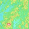 Ferme-Neuve topographic map, elevation, terrain