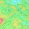 Poprad topographic map, elevation, terrain