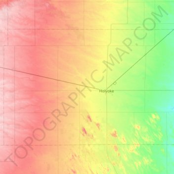 Phillips County topographic map, elevation, terrain