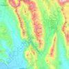 Acheron topographic map, elevation, terrain