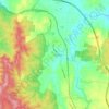 Taradale topographic map, elevation, terrain