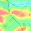Wing topographic map, elevation, terrain