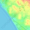 Seascale topographic map, elevation, terrain