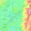 Quezon topographic map, elevation, terrain