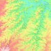 Iretama topographic map, elevation, terrain