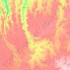 Sandoa topographic map, elevation, terrain