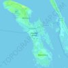 Roanoke Island topographic map, elevation, terrain
