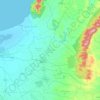 Menzel Bouzelfa topographic map, elevation, terrain