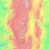 Calingasta topographic map, elevation, terrain