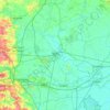 Selby topographic map, elevation, terrain