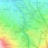 Bogor Selatan topographic map, elevation, terrain
