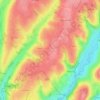 Saint-Edmond topographic map, elevation, terrain