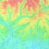 Alimosho topographic map, elevation, terrain