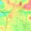 Thurcroft topographic map, elevation, terrain