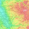 Bergisches Land topographic map, elevation, terrain