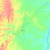 Rio dos Bois topographic map, elevation, terrain