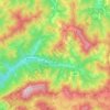 Breitenau am Hochlantsch topographic map, elevation, terrain