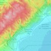 Purbach topographic map, elevation, terrain