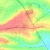 Glaston topographic map, elevation, terrain