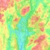 Oxford topographic map, elevation, terrain