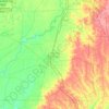 Mitchell County topographic map, elevation, terrain