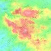 Saint-Michel-Mont-Mercure topographic map, elevation, terrain