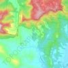 Numinbah topographic map, elevation, terrain
