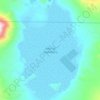 Salar de Llullaillaco topographic map, elevation, terrain