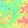 Socorro topographic map, elevation, terrain