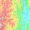 Santa Fe de Antioquia topographic map, elevation, terrain