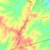 Clover topographic map, elevation, terrain