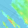 Općina Preko topographic map, elevation, terrain