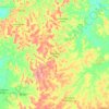 Gonçalves Dias topographic map, elevation, terrain