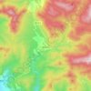 Acerno topographic map, elevation, terrain