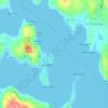 Doctors Cove topographic map, elevation, terrain