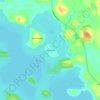 Hay Island topographic map, elevation, terrain