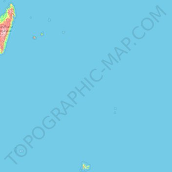 Französische Süd- und Antarktisgebiete topographic map, elevation, terrain