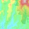 Terania Creek topographic map, elevation, terrain