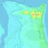 Shoal Point topographic map, elevation, terrain