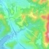 Geilston Bay topographic map, elevation, terrain