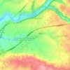 Sainte-Néomaye topographic map, elevation, terrain