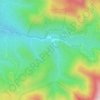 Mirimbah topographic map, elevation, terrain