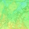 Goirle topographic map, elevation, terrain