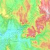 Yarra Ranges National Park topographic map, elevation, terrain