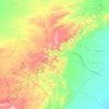 Arkaroola topographic map, elevation, terrain